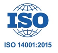 ISO 14001:2015 certification logo