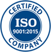 ISO 9001:2015 certification logo